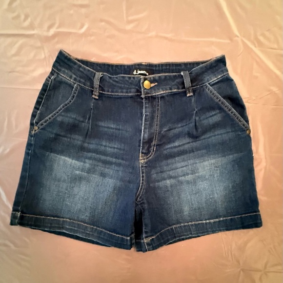 d. jeans Women's Blue Denim Shorts Size 6 - Picture 2 of 7